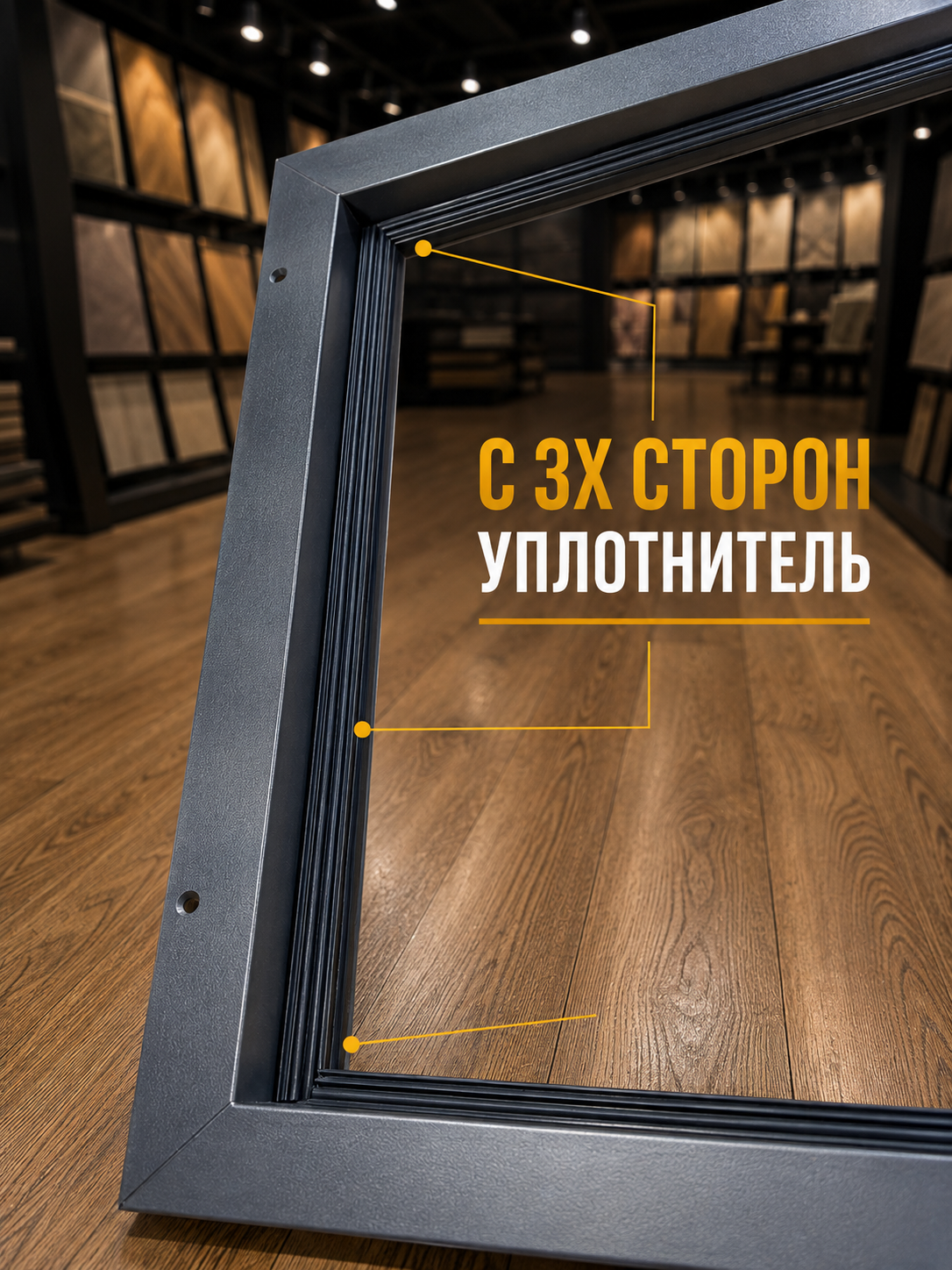 Люк в подвал под плитку 600×600 — напольный люк под плитку и ламинат — изображение 9